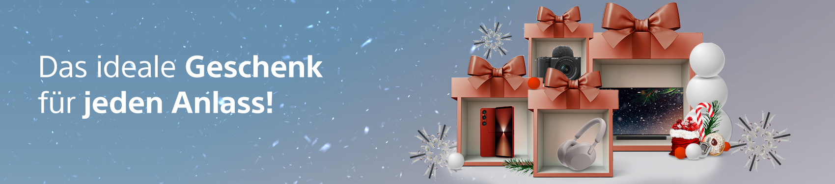 Festliche Geschenkideen von Sony Festliche Geschenkideen von Sony