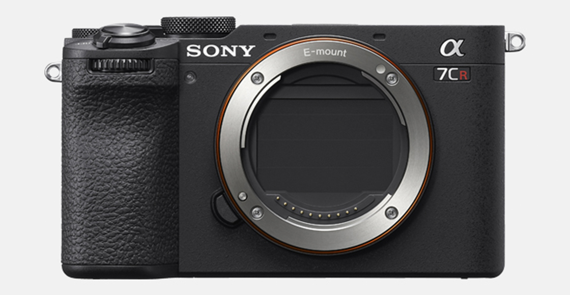 Produktbild des Kameragehäuses mit geschlossenem Sensorverschluss von vorn